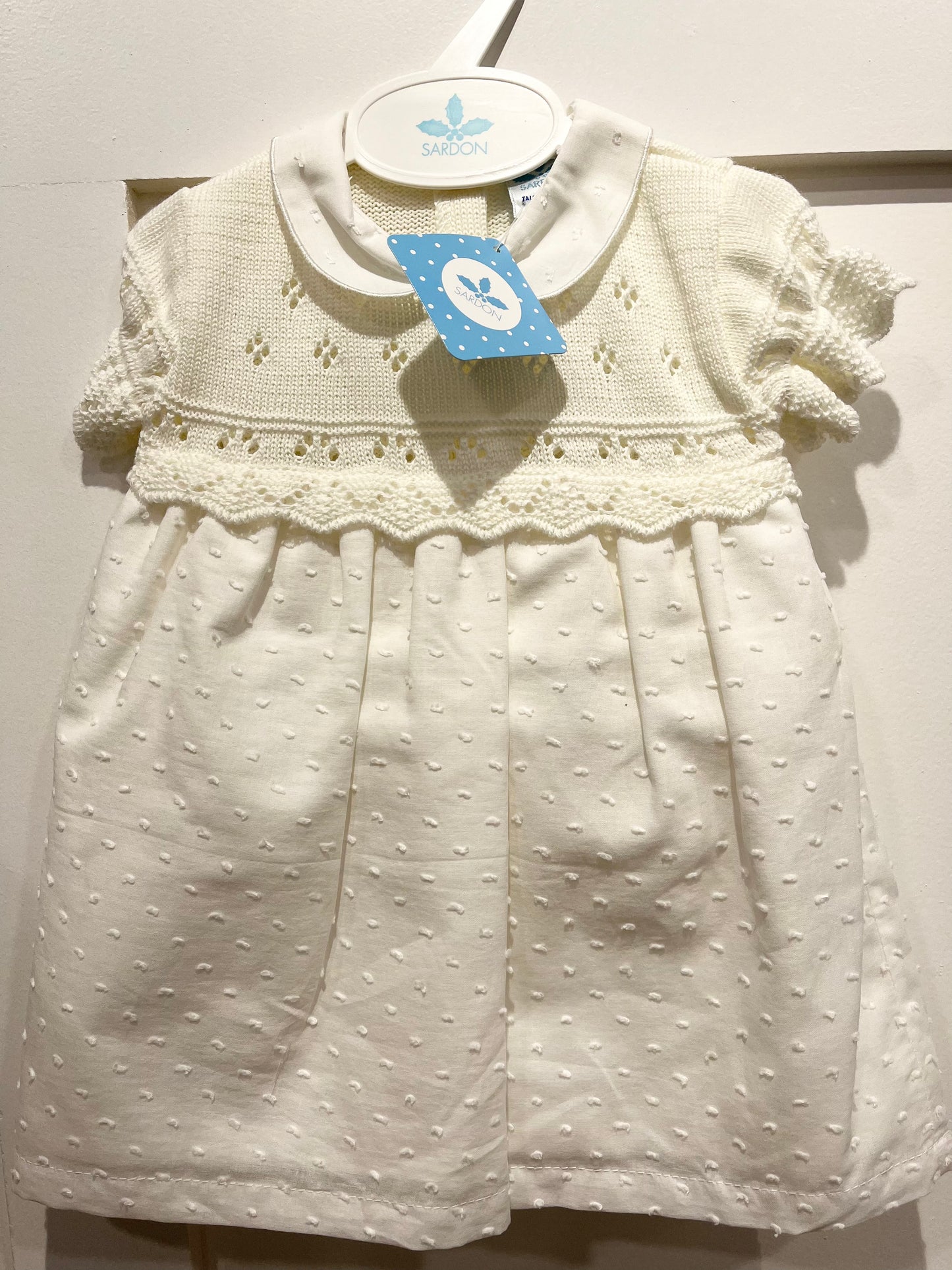 Sardon Dress - knit ivory