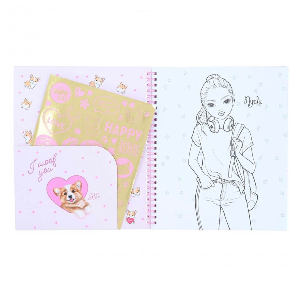 Depesche TOPModel Colouring Book CORGI