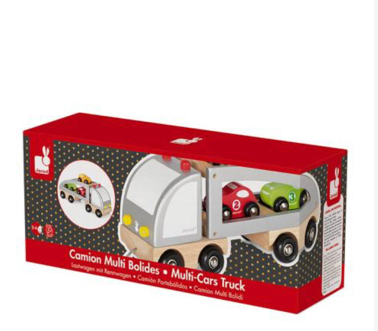 Janod Multi Cars Truck