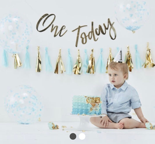 BLUE BABY CAKE SMASH 1ST BIRTHDAY KIT