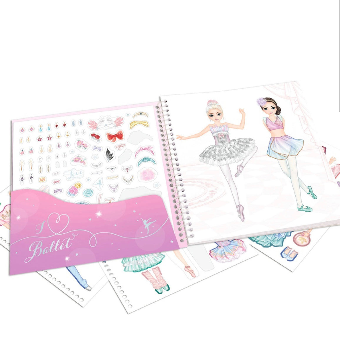 TOPModel Dress Me Up Ballet Stickerbook
