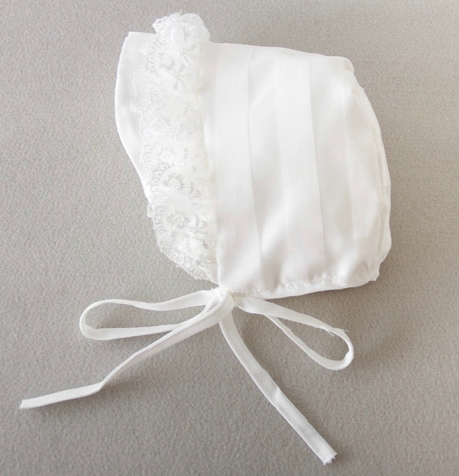 White Christening Gown and cap