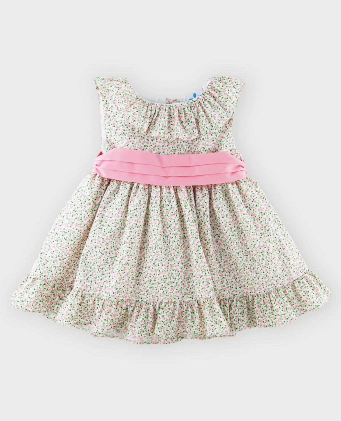 Sardon Floral Dress - Pink Band 28FD-712