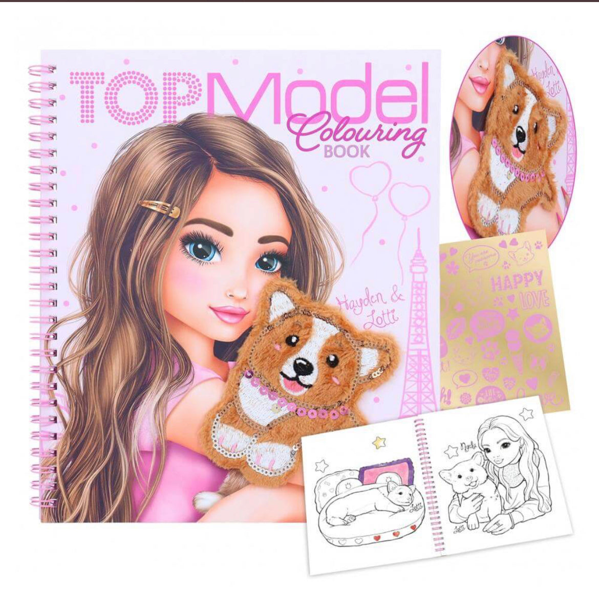 Depesche TOPModel Colouring Book CORGI