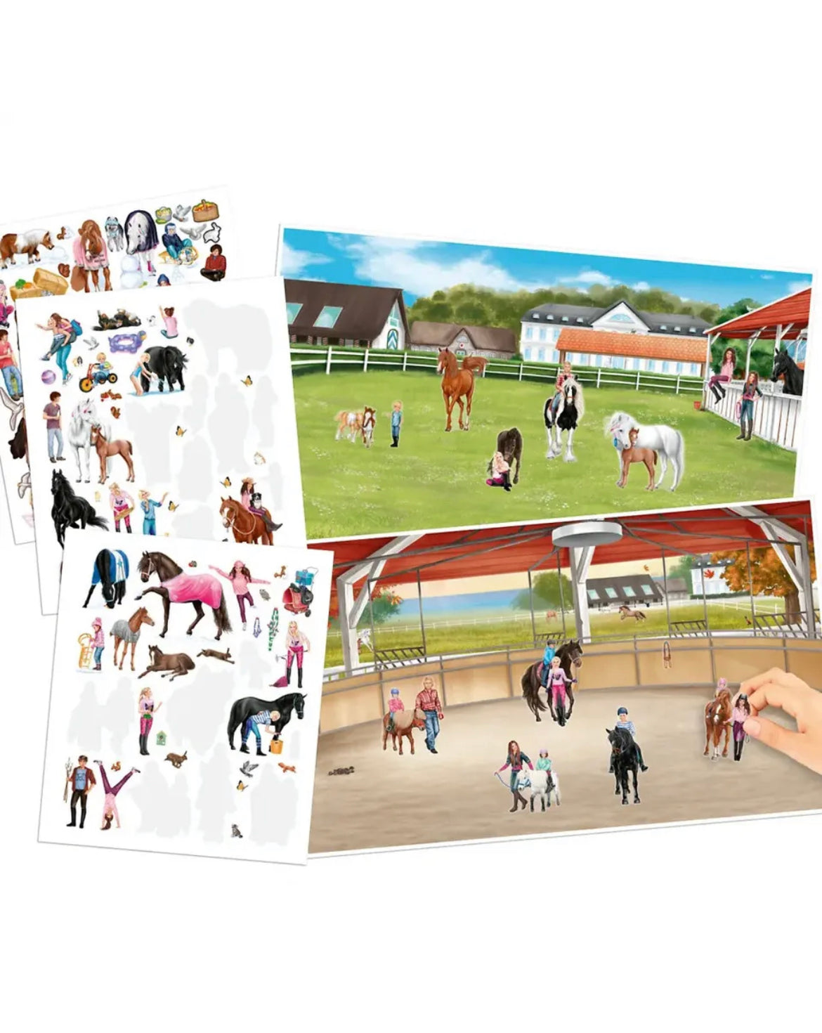 Miss Melody Horse Stickerworld Book