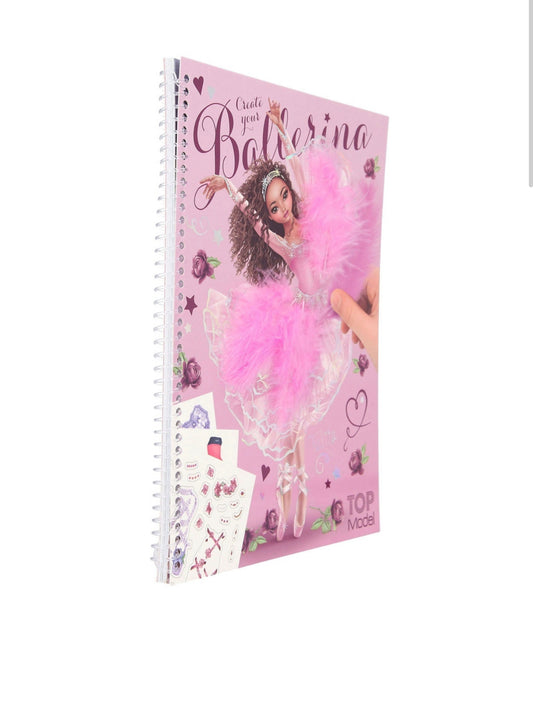 Create your TOPModel Colouring Book Ballet