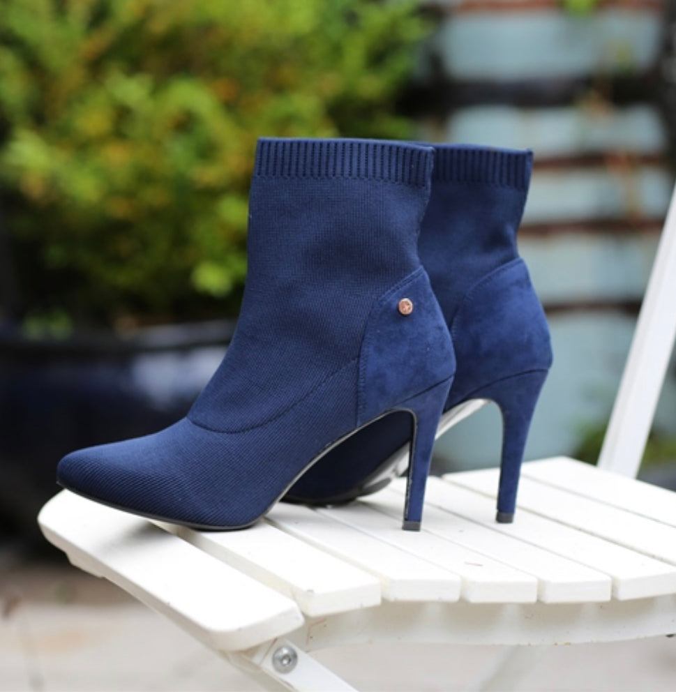Roxanne Sock Boot Navy
