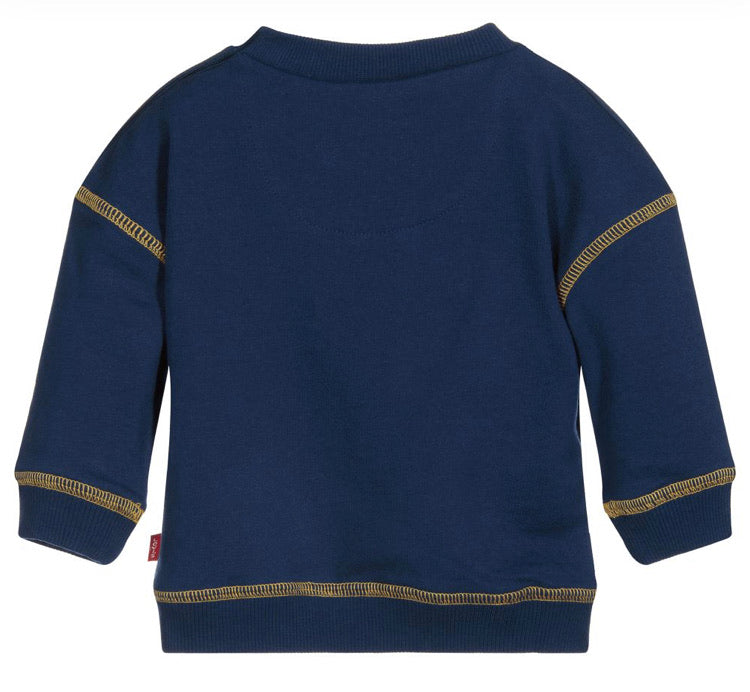LEVIS - Boys Blue Logo Sweatshirt