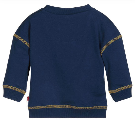 LEVIS - Boys Blue Logo Sweatshirt