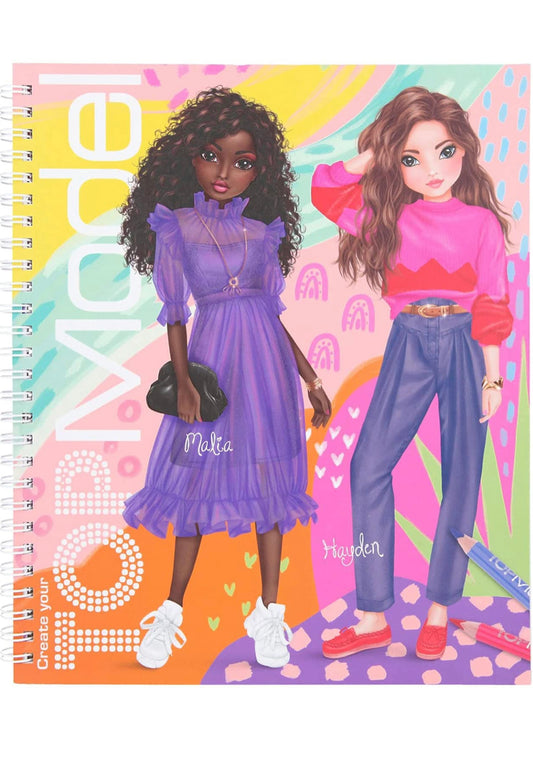 Create your TOPModel Colouring Book