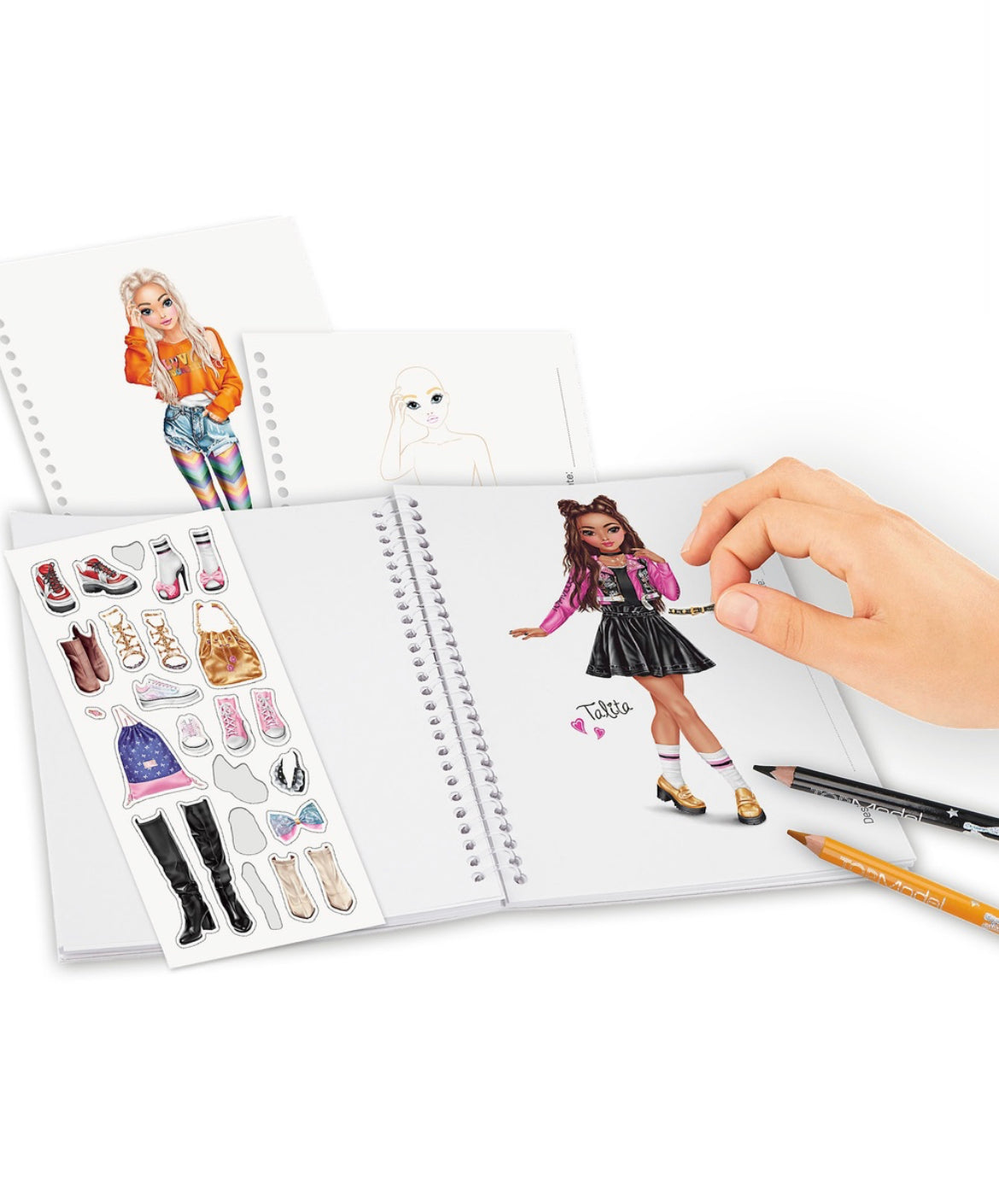 TOPModel Pocket Colouring Book Assortment