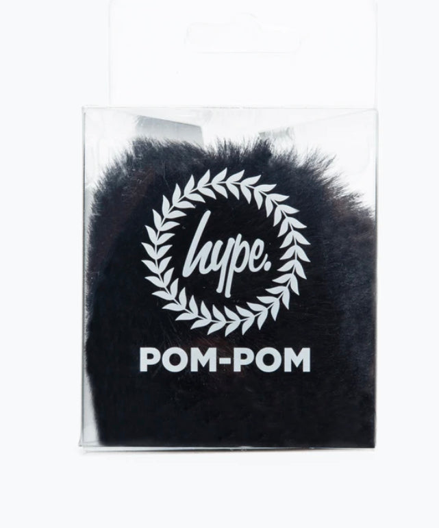 HYPE BLACK POM POM