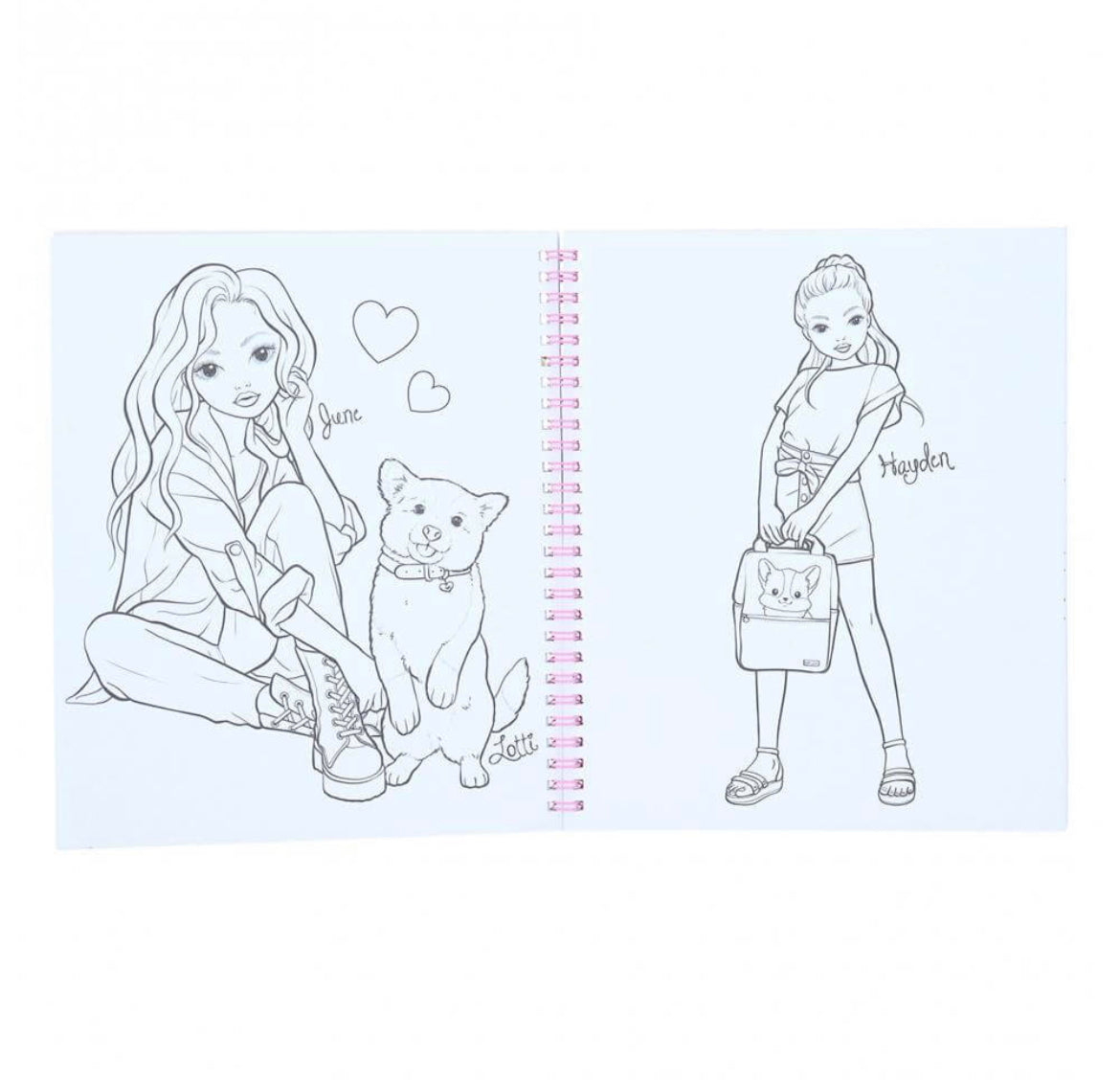 Depesche TOPModel Colouring Book CORGI