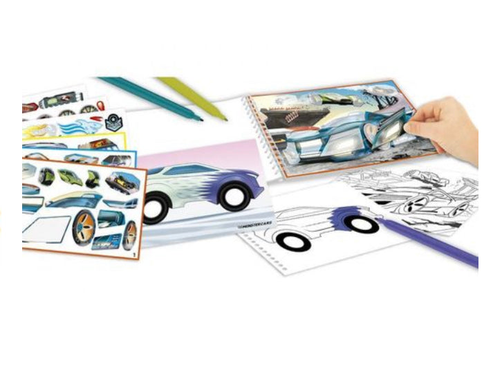 Monster Cars Pocket Colouring Book 11884_A