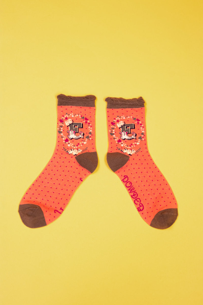 A-Z Ankle Socks