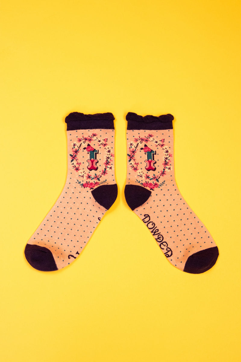 A-Z Ankle Socks