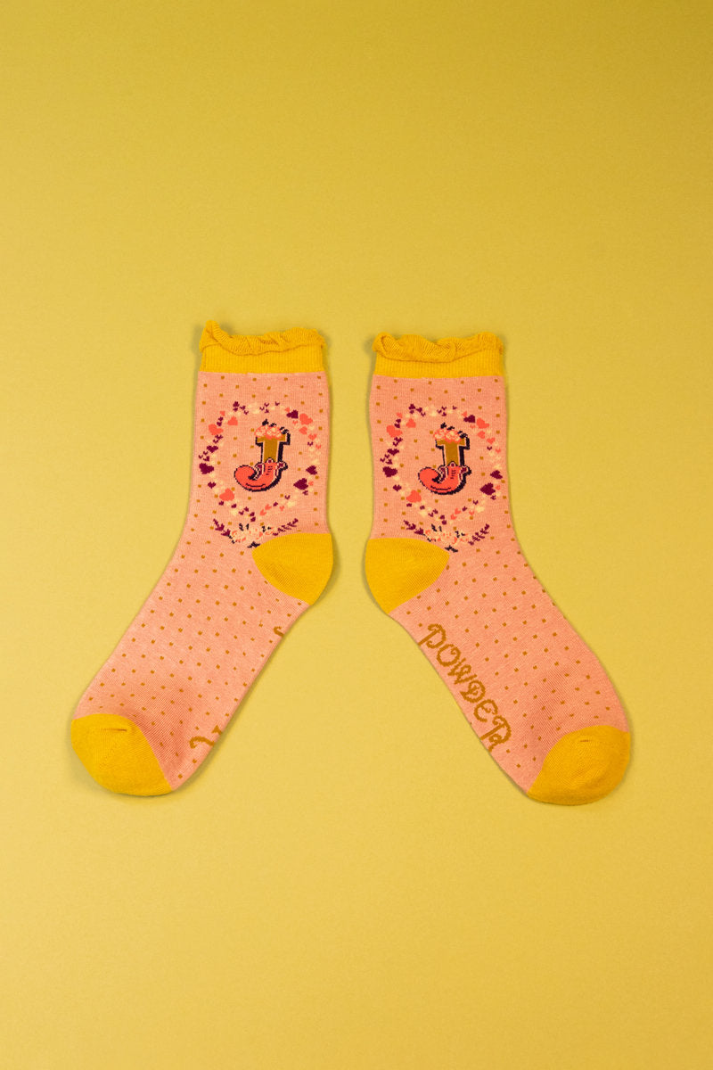 A-Z Ankle Socks