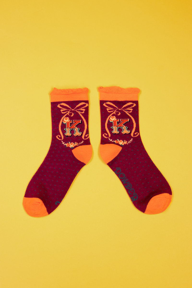 A-Z Ankle Socks