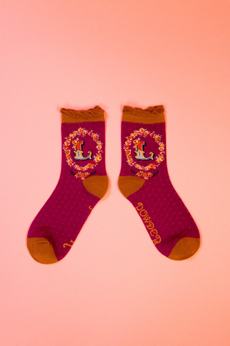 A-Z Ankle Socks