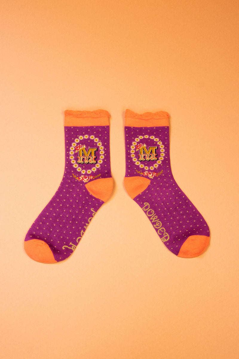A-Z Ankle Socks