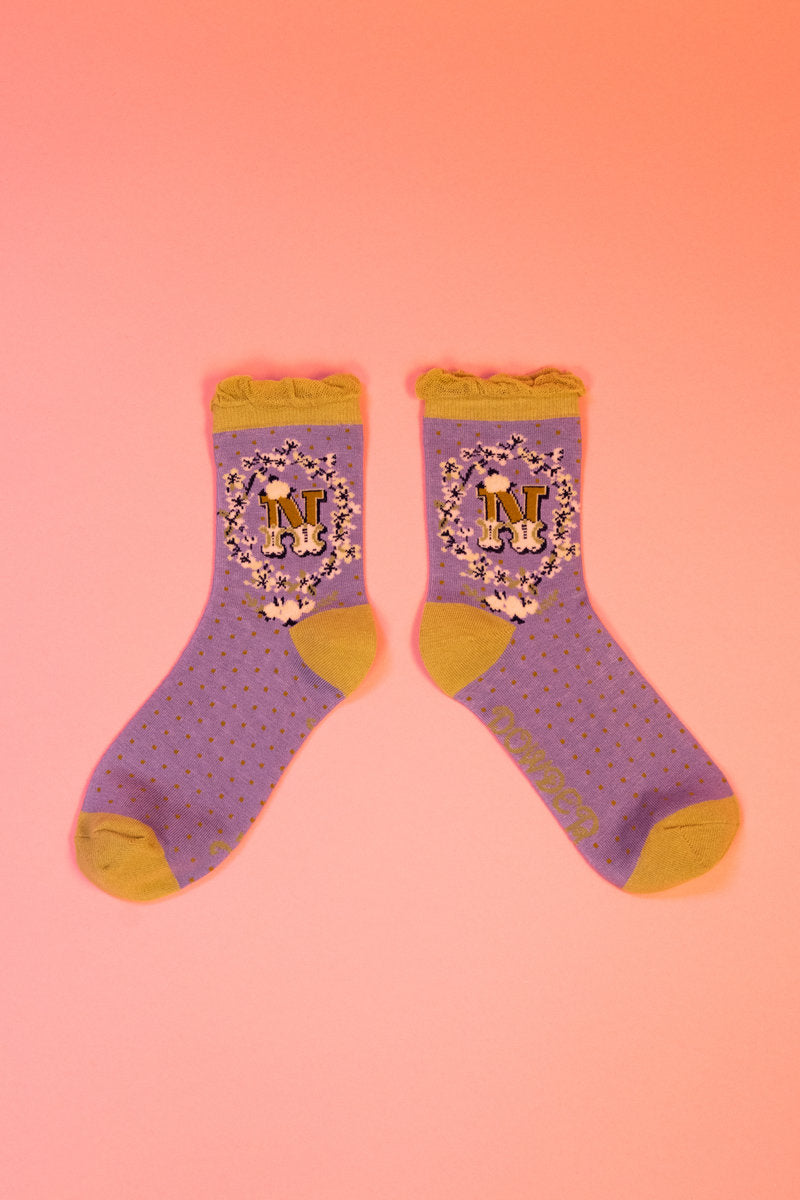 A-Z Ankle Socks