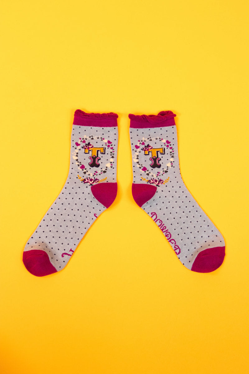 A-Z Ankle Socks