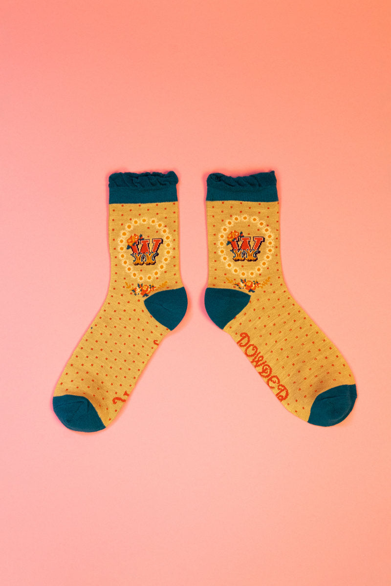 A-Z Ankle Socks