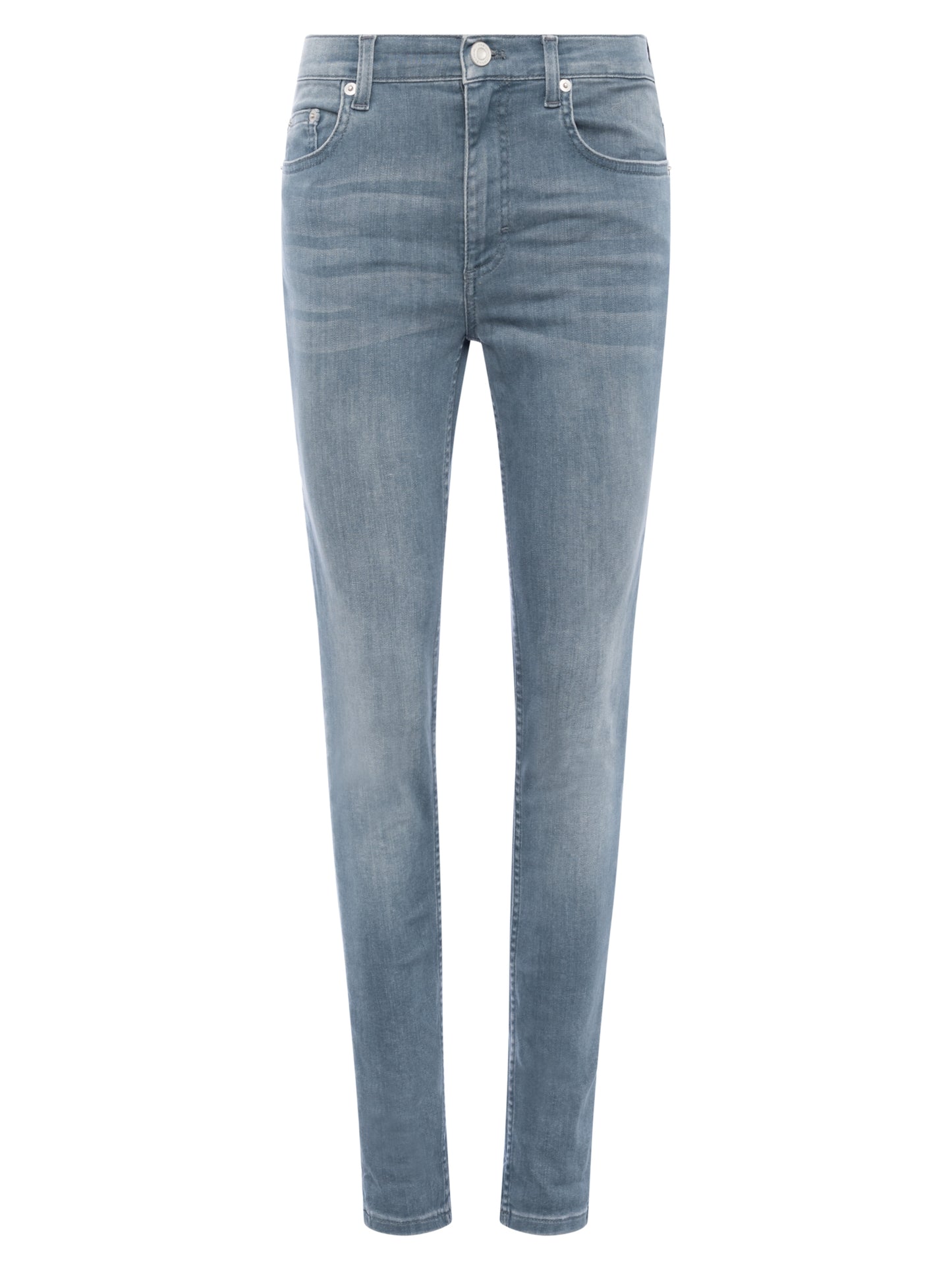 Mid Rise Skinny Rebound Jeans Blue Grey