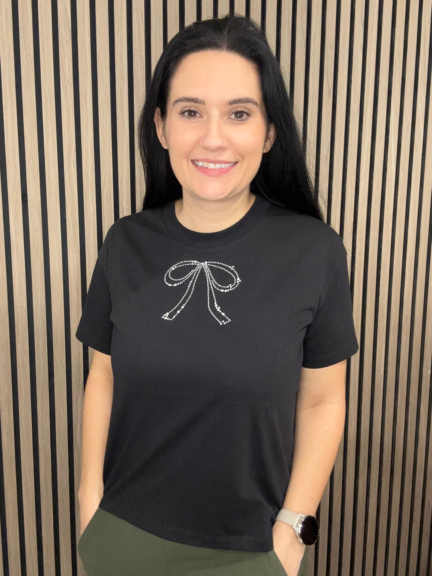 Pearl Bow Tee