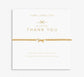 A Little 'Thank You' Bracelet In Gold Plating