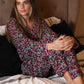 Berry print luxury pyjama set