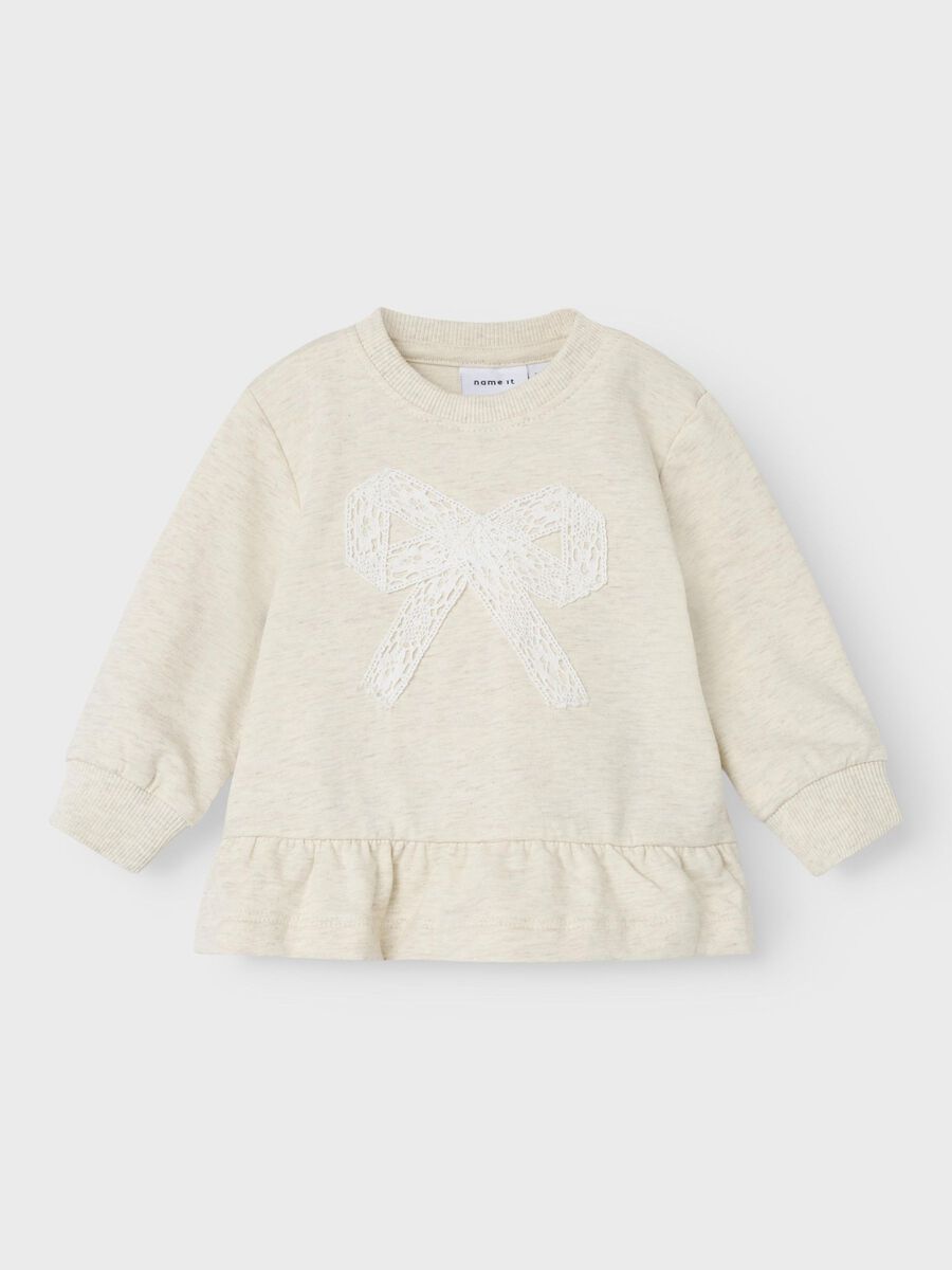 ORGANIC COTTON SWEATSHIRT Peyote Melange