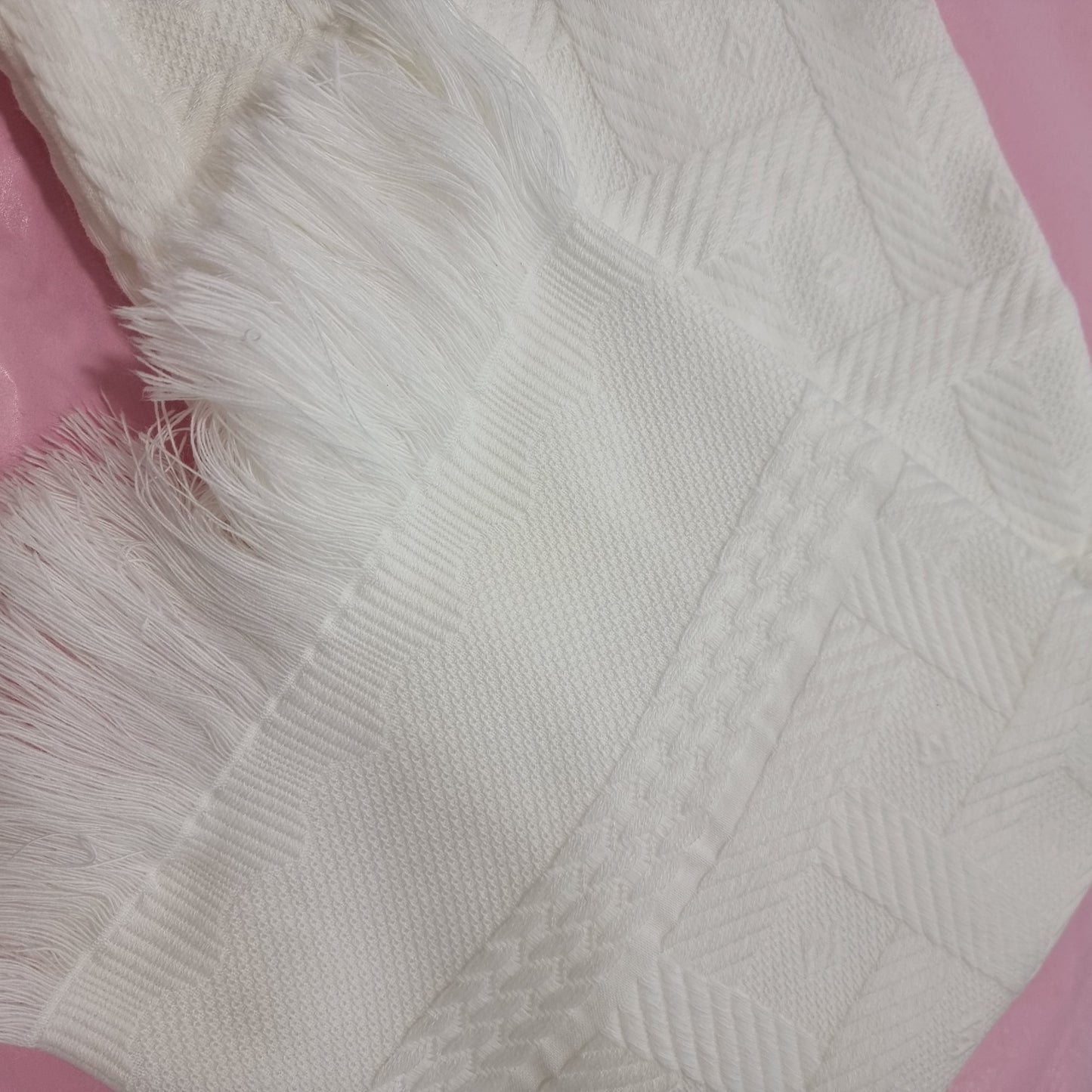 White Christening Shawl - Luxo shawl