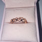 Rosegold heart ring R2266