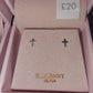 SMALL CROSS STUD EARRING  E1946