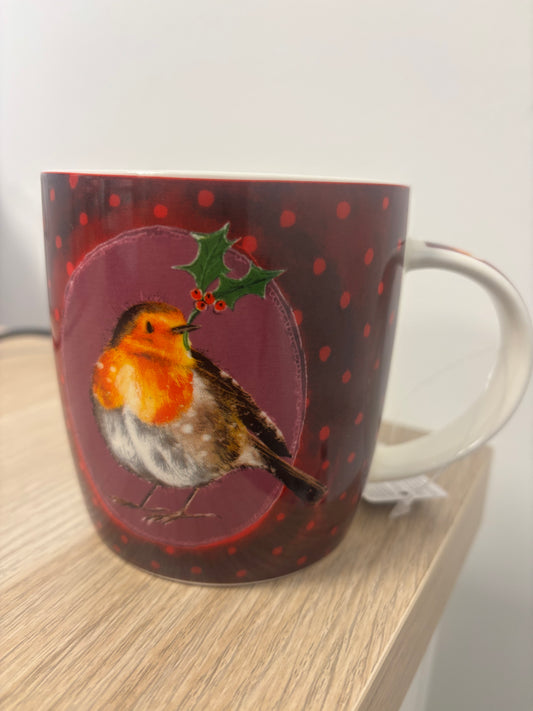 Robin and Holly Mug