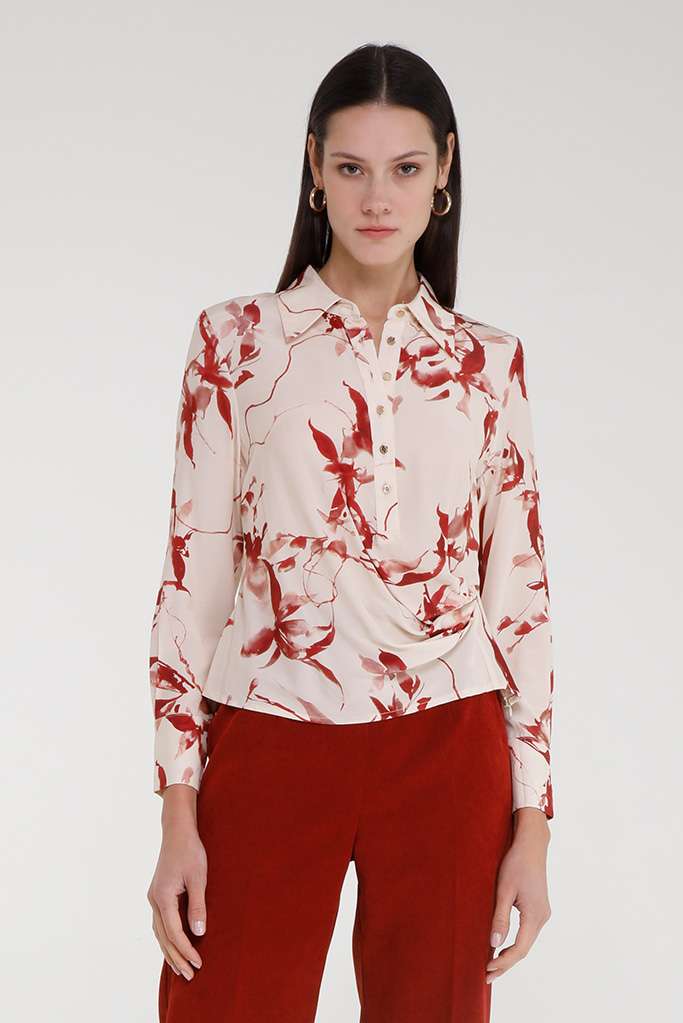 Goa Goa Tencel Floral Shirt SHIRT Blouse 12204136