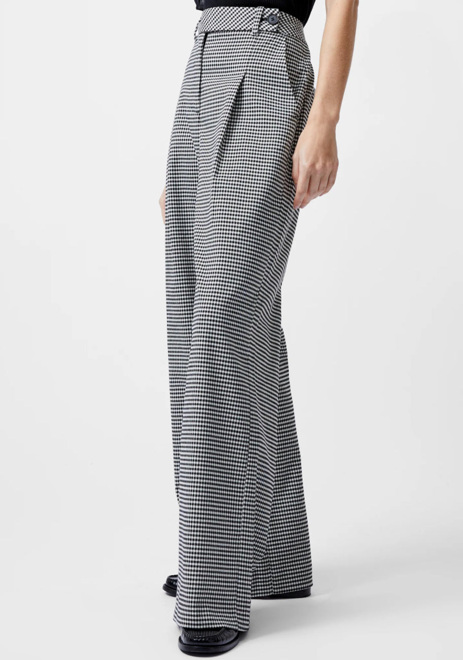 74YAQ Holden Houndstooth Wide Leg Trousers