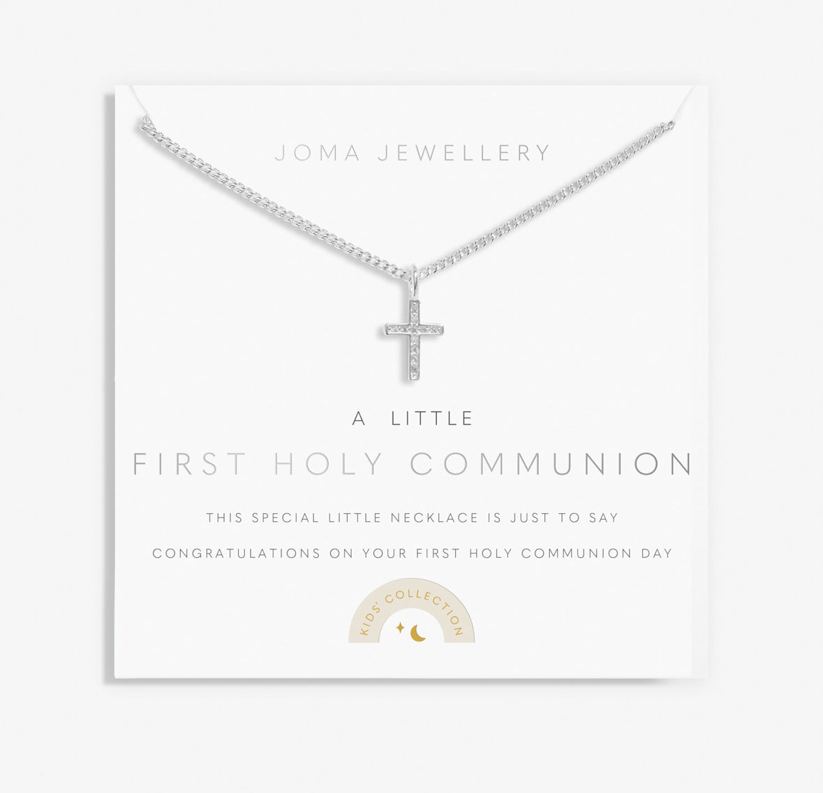 Kids' A Little 'First Holy Communion Necklace In Silver Plating