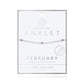February' Birthstone Anklet
