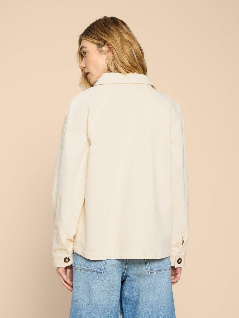 EDEN DENIM RELAXED JACKET
IN LIGHT NATURAL