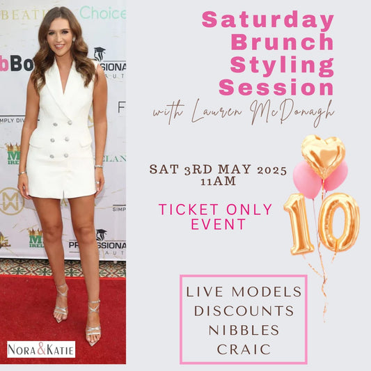 Saturday Brunch Styling Session 3rd May @ 11am