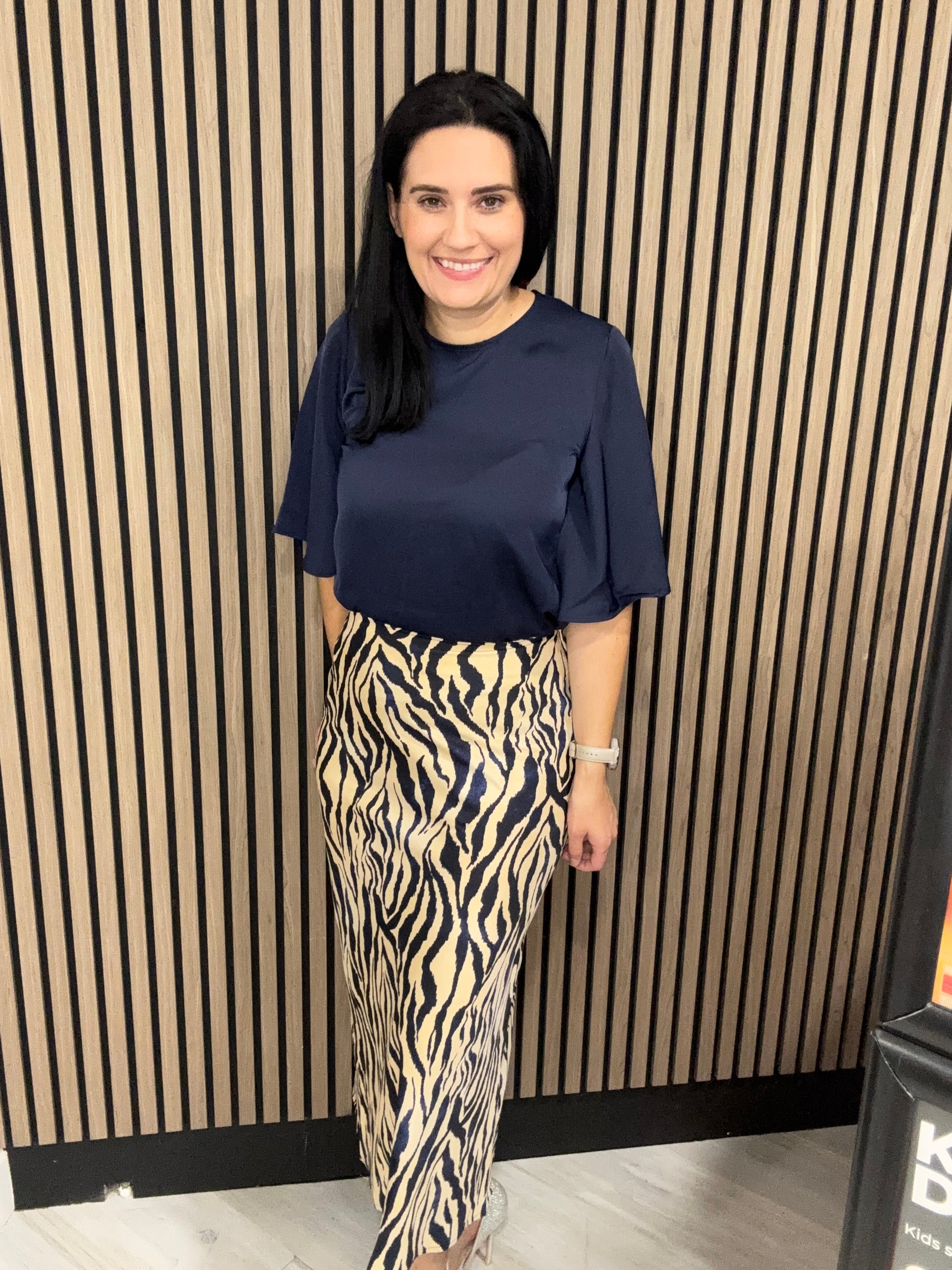 4942875 Jenny Skirt - Zebra Total Eclipse – NORA & KATIE
