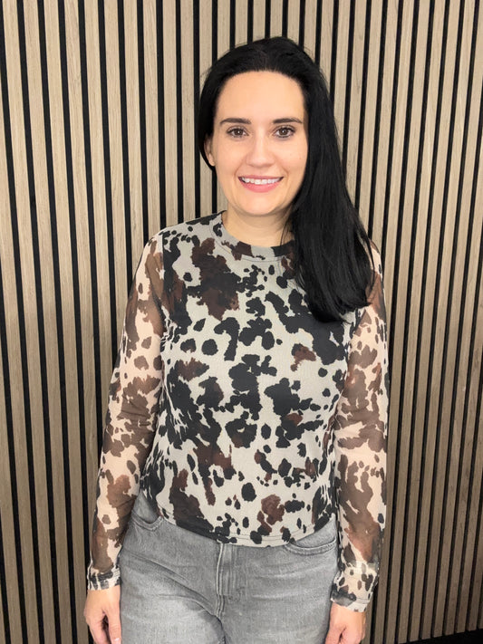Amelia Mesh Top