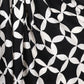Bamboo black and white geo print scarf 52898