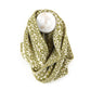 Olive and cream scandi starflower snood
