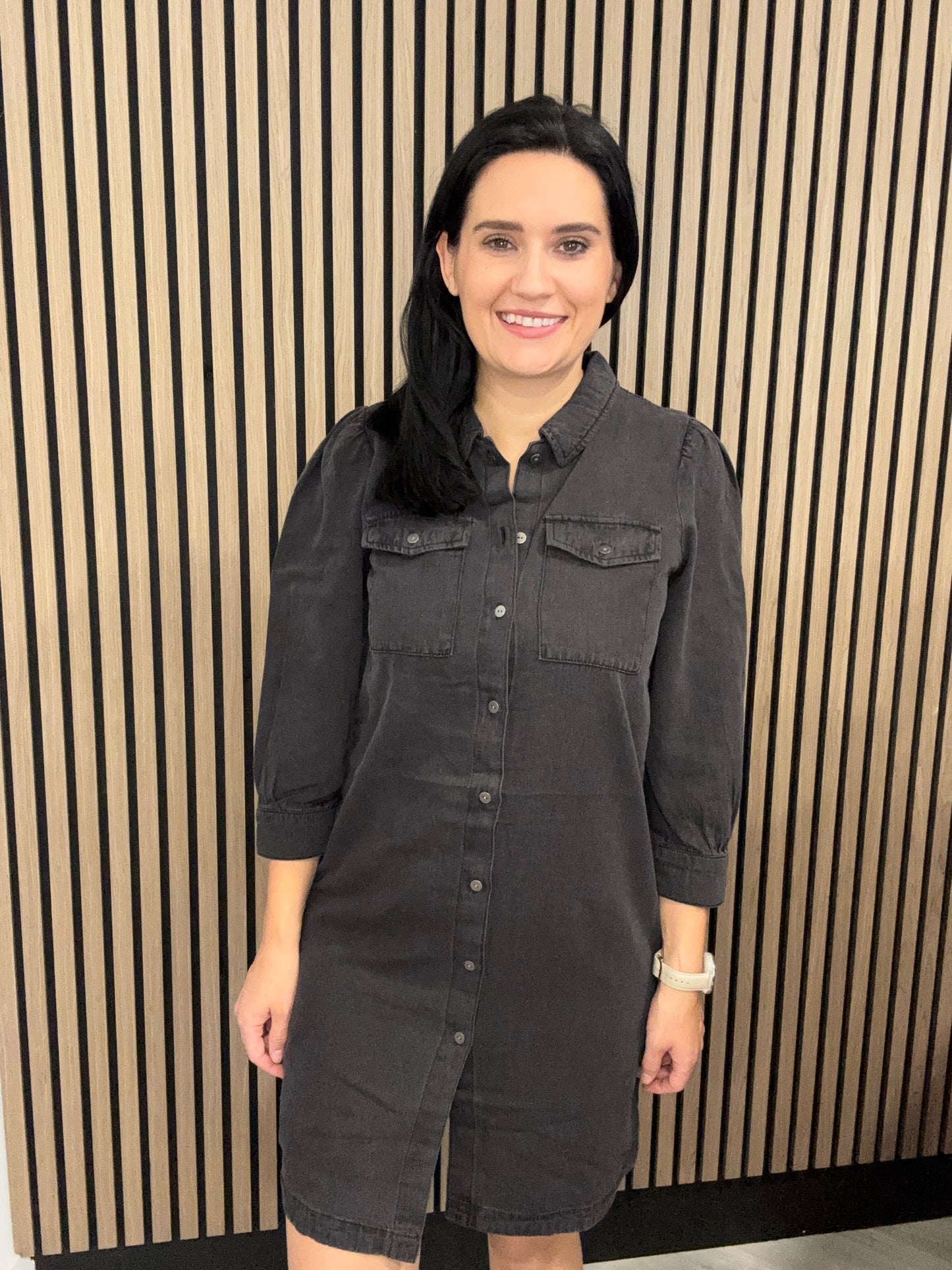 Isla Washed Denim Dress