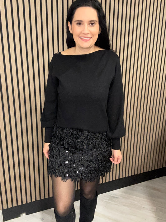 Paula Feather Skirt