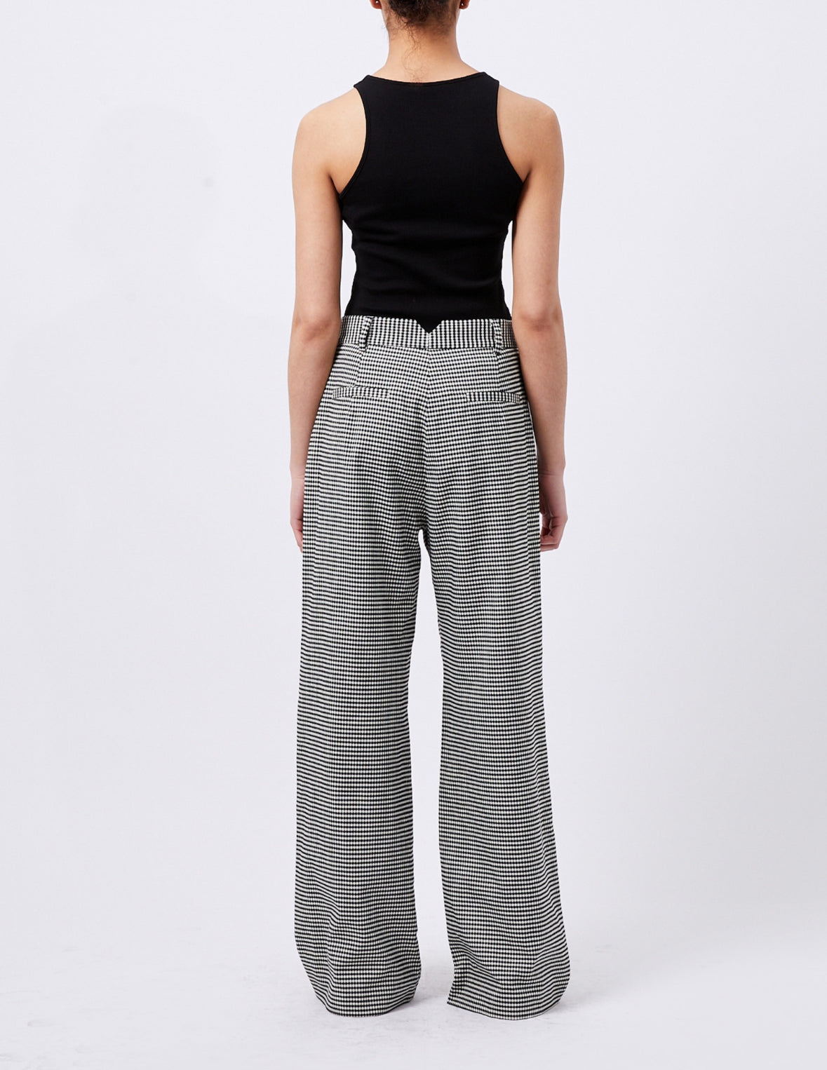 74YAQ Holden Houndstooth Wide Leg Trousers