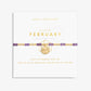 A Little Birthstone 'February' Gold Bracelet
Amethyst